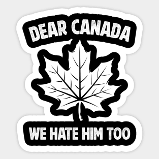 Anti-trump Sticker